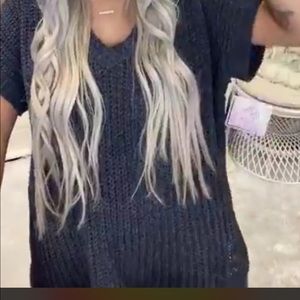 POL high Low sweater